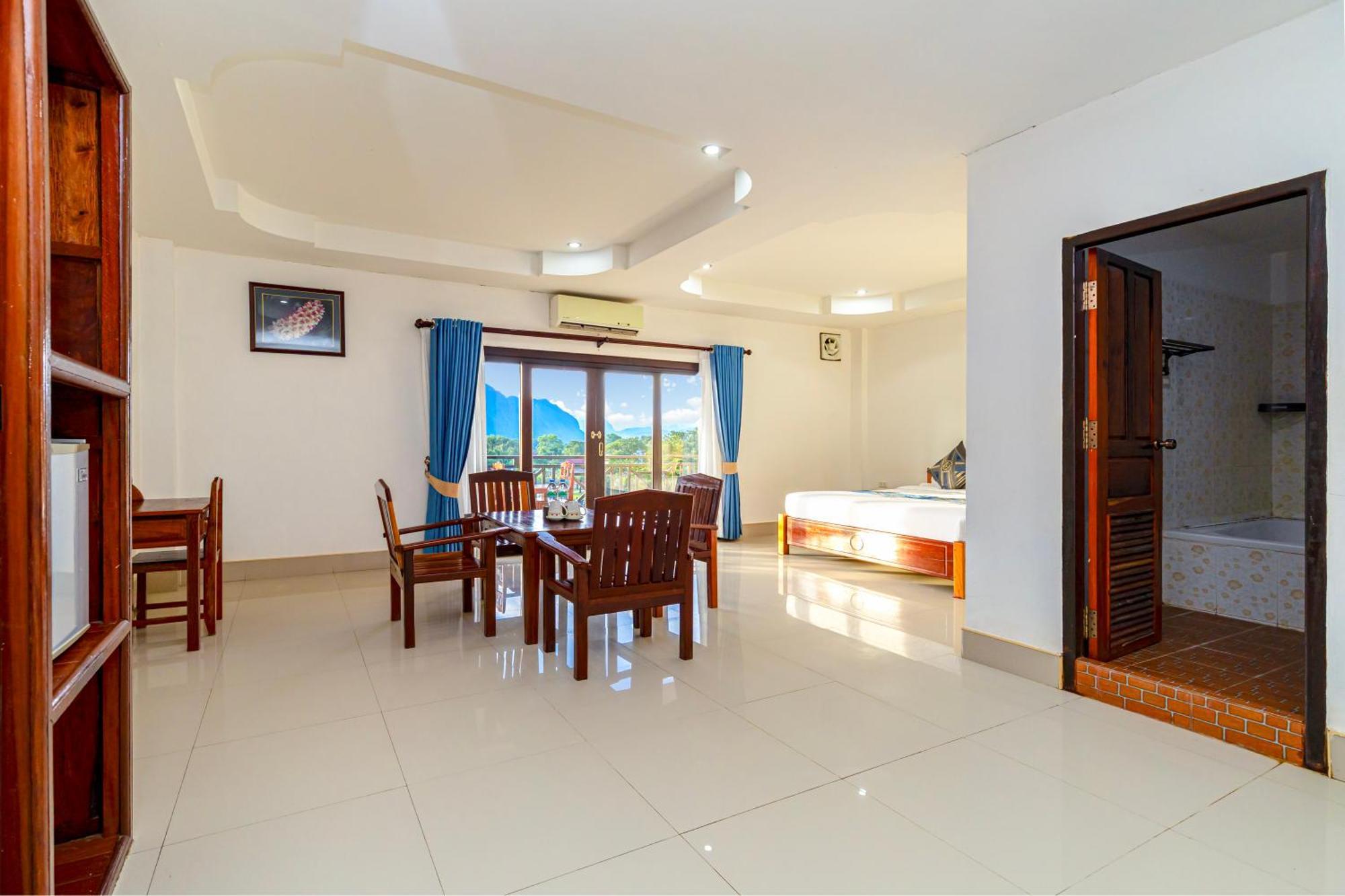 Lisha The Grand Riverside Hotel Vang Vieng Exterior foto